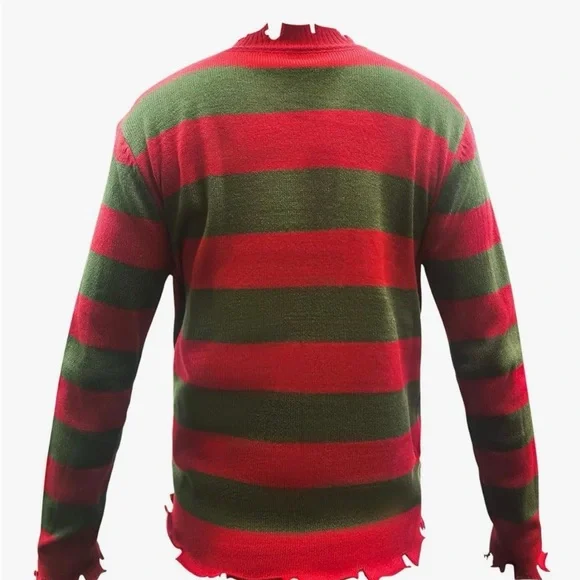 Freddy Krueger Crewneck Sweater in Red and Green - Picture 2 of 6